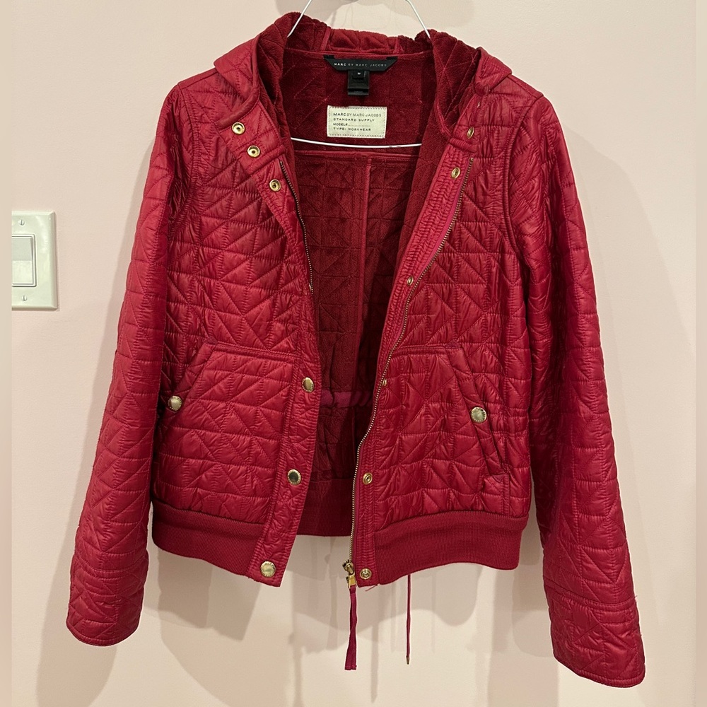 Marc by Marc Jacobs Quilted hooded Light Jacket - size M